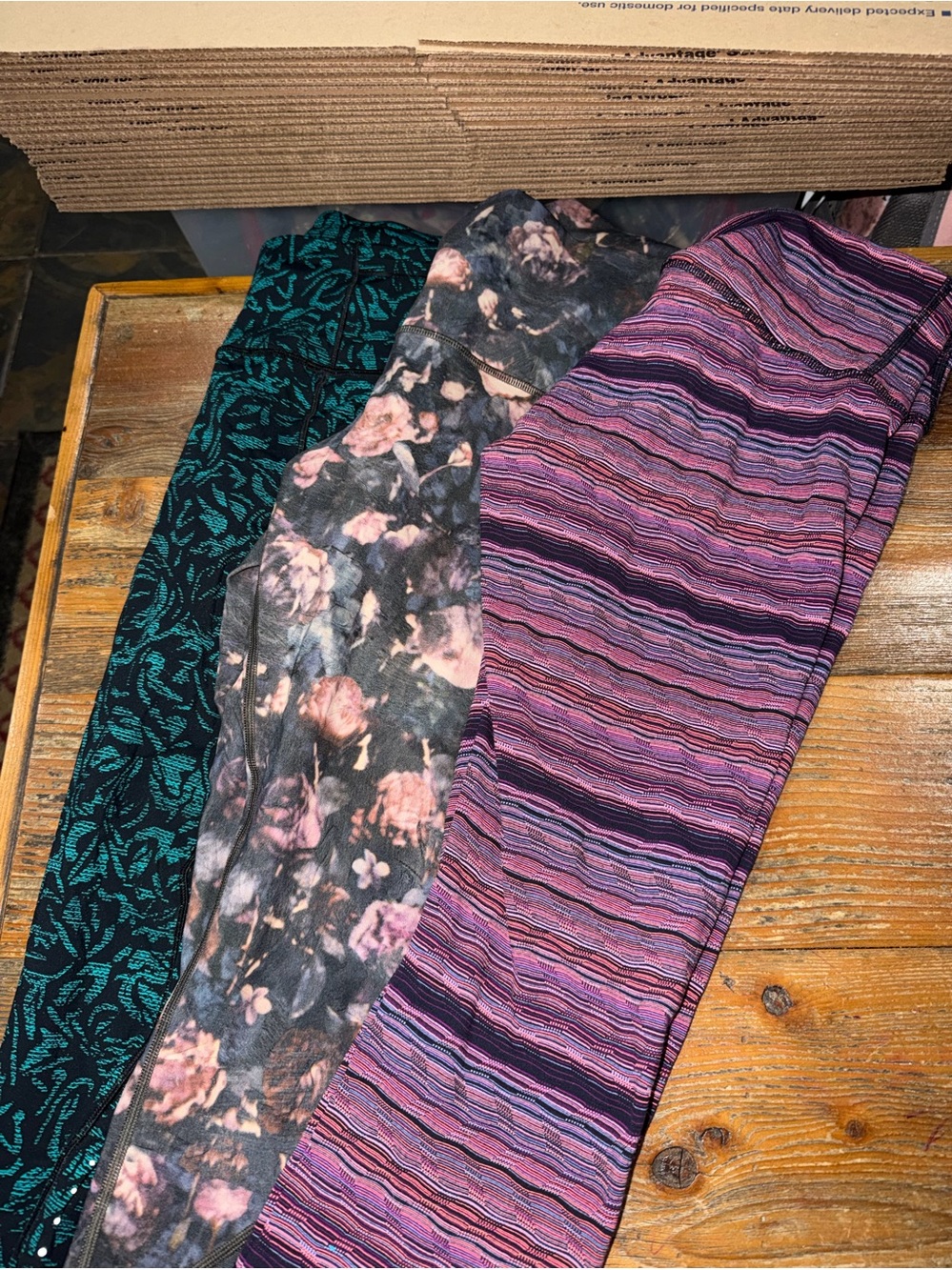 Lululemon Leggings Bundle – 3 Pairs – Women’s Size 6